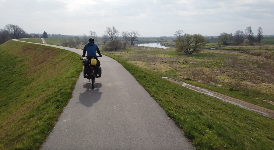 Groene fietsroute Vistula