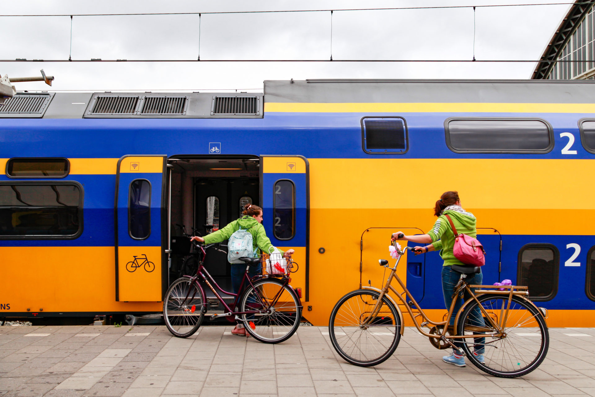 Fiets in de trein