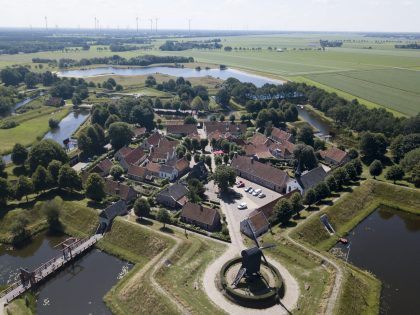 Fietsroute Bourtange start in de vesting