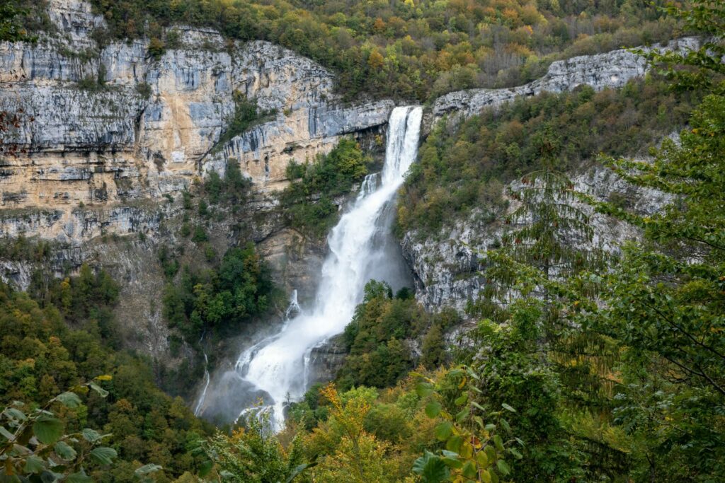 Cascade de la Charbotte in het Juragebergte