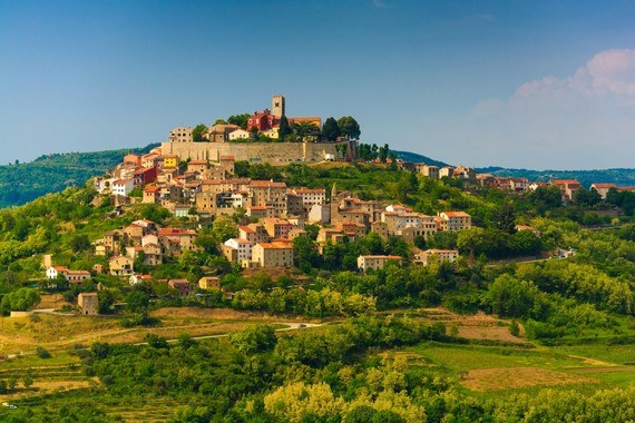 Motovun in Kroatië