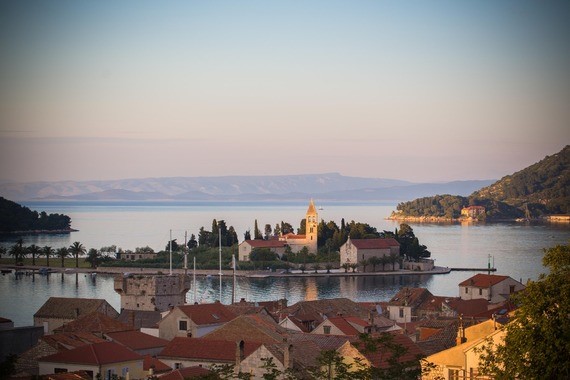 Het eiland Vis in Kroatië