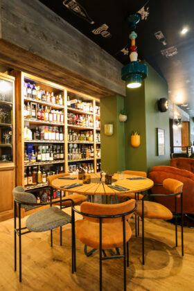 hip en bio restaurant in de Franse Alpen 