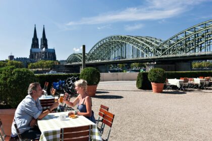 Rheinradweg, Keulen. Foto European Cyclists' Federation, P. Gawandtka