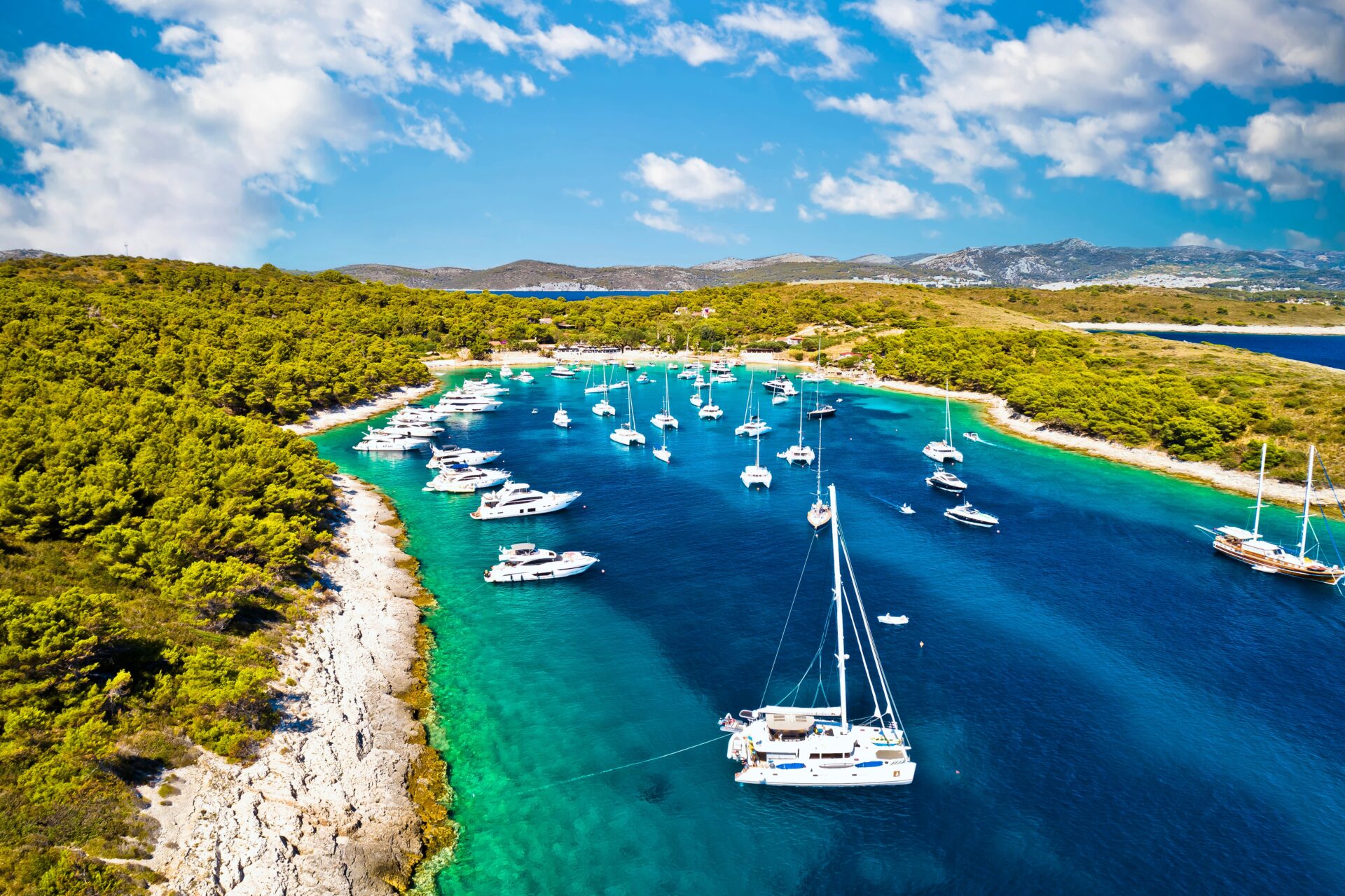 Eiland Hvar, Kroatië, zeilen