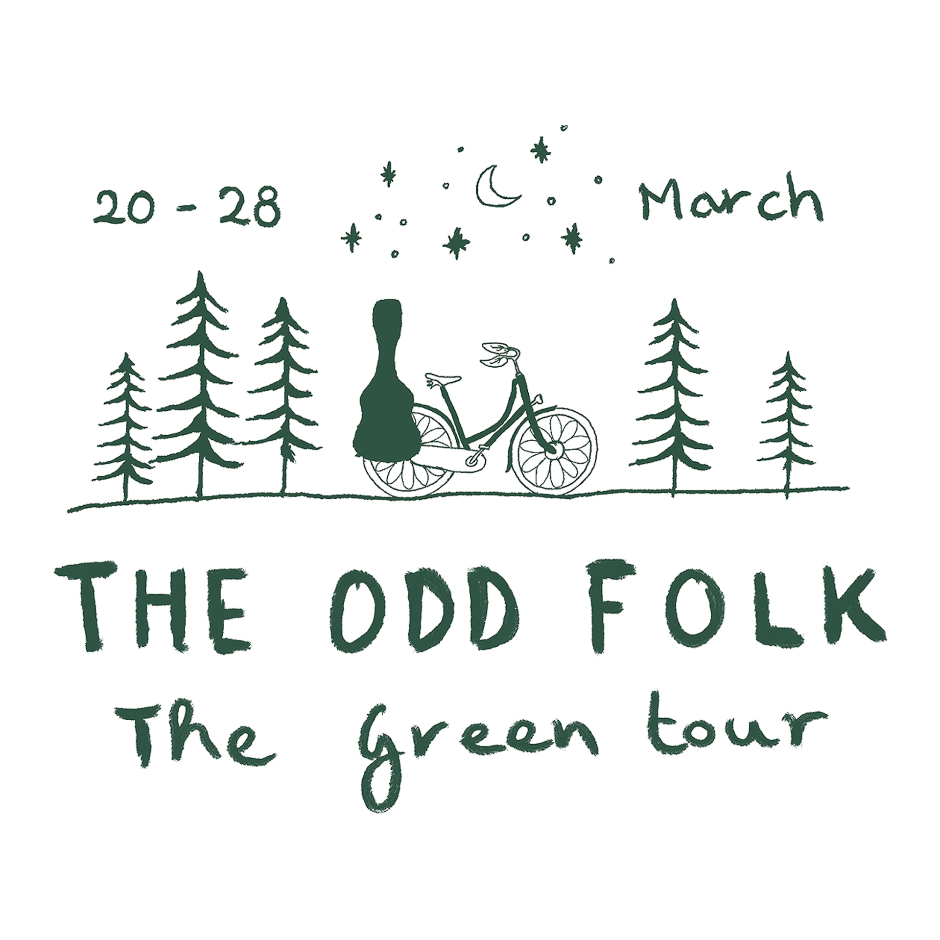 The Odd Folk gaat al fietsend op tournee