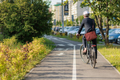 Fiets naar je Werk Dag. Met de fiets naar het werk. Fietsen naar het werk in Nederland.